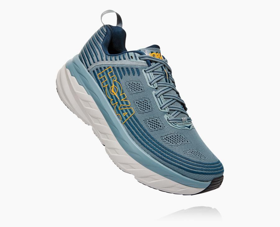 Hoka One One Bondi 6 Löparskor Herr - Blå - VYNZO-3570